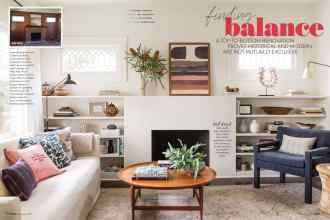 Better Homes & Gardens February 2020 Magazine Article: Finding balance