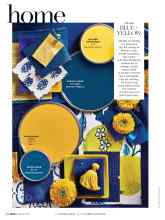 Better Homes & Gardens March 2020 Magazine Article: BLUE+ YELLOW