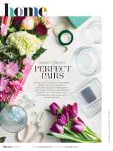 Better Homes & Gardens May 2020 Magazine Article: Vases & flowers PERFECT PAIRS