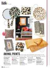 Better Homes & Gardens August 2020 Magazine Article: ANIMAL PRINTS