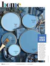 Better Homes & Gardens August 2020 Magazine Article: FADED DENIM