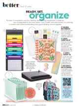 Better Homes & Gardens August 2020 Magazine Article: READY, SET, organize