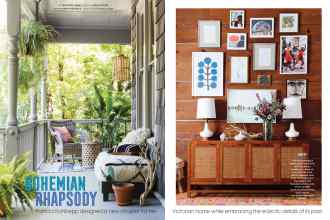 Better Homes & Gardens August 2020 Magazine Article: BOHEMIAN RHAPSODY