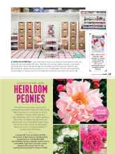 Better Homes & Gardens September 2020 Magazine Article: HEIRLOOM PEONIES