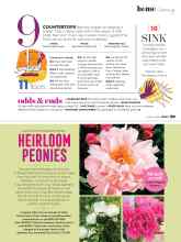 Better Homes & Gardens October 2020 Magazine Article: HEIRLOOM PEONIES