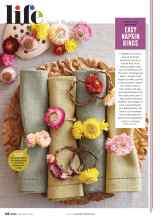 Better Homes & Gardens November 2020 Magazine Article: EASY NAPKIN RINGS