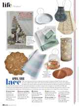 Better Homes & Gardens November 2020 Magazine Article: Lace