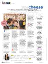 Better Homes & Gardens November 2020 Magazine Article: Say cheese