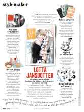 Better Homes & Gardens December 2020 Magazine Article: LOTTA JANSDOTTER