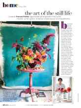 Better Homes & Gardens January 2021 Magazine Article: The art of the still life