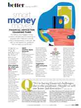 Better Homes & Gardens January 2021 Magazine Article: Smart money moves FINANCIAL ADVICE FOR CHANGING TIMES