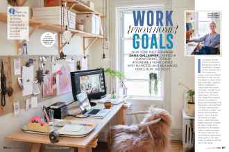 Better Homes & Gardens January 2021 Magazine Article: WORK (FROM HOME) GOALS