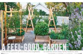 Better Homes & Gardens February 2021 Magazine Article: A FEEL-GOOD GARDEN