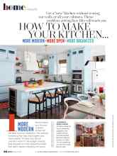 Better Homes & Gardens March 2021 Magazine Article: HOW TO MAKE YOUR KITCHEN... MORE MODERN-MORE OPEN-MORE ORGANIZED