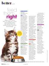 Better Homes & Gardens April 2021 Magazine Article: Feed them right