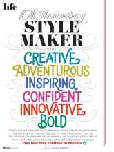 Better Homes & Gardens May 2021 Magazine Article: 10th Anniversary STYLE MAKER ISSUE CREATIVE ADVENTUROUS INSPIRING CONFIDENT INNOVATIVE BOLD