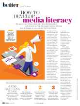 Better Homes & Gardens June 2021 Magazine Article: HOW TO DEVELOP media literacy
