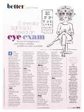 Better Homes & Gardens July 2021 Magazine Article: 5 sneaky signs you need an eye exam