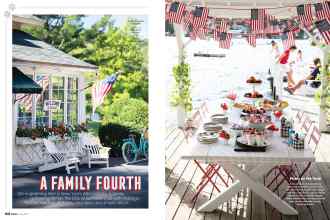 Better Homes & Gardens July 2021 Magazine Article: A FAMILY FOURTH