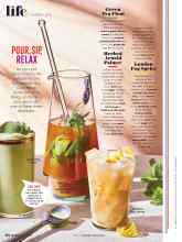 Better Homes & Gardens August 2021 Magazine Article: POUR, SIP, RELAX