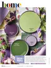Better Homes & Gardens September 2021 Magazine Article: GREEN + PURPLE