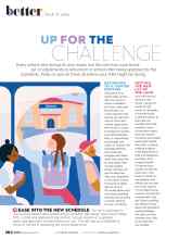 Better Homes & Gardens September 2021 Magazine Article: UP FOR THE CHALLENGE