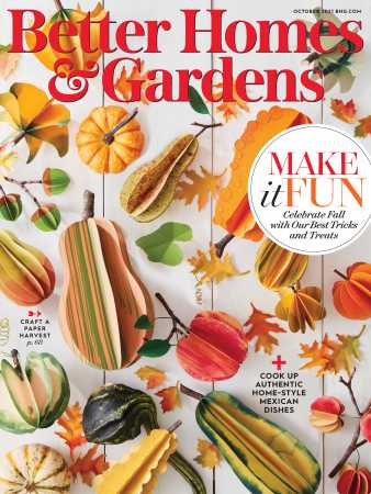 Better Homes & Gardens October 2021 Magazine Cover