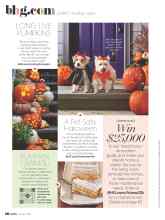 Better Homes & Gardens October 2021 Magazine Article: Win $25,000