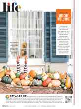 Better Homes & Gardens October 2021 Magazine Article: WITCHY WELCOME