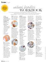Better Homes & Gardens October 2021 Magazine Article: Natural beauties WORKBOOK