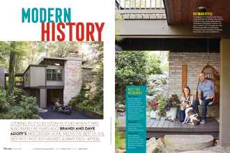 Better Homes & Gardens October 2021 Magazine Article: MODERN HISTORY