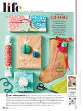 Better Homes & Gardens December 2021 Magazine Article: CUT & FOLD