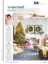 Better Homes & Gardens December 2021 Magazine Article: A new leaf