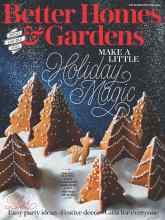 Better Homes & Gardens December 2021 Magazine Cover