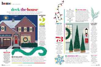 Better Homes & Gardens December 2021 Magazine Article: Deck the house