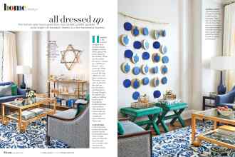 Better Homes & Gardens December 2021 Magazine Article: All dressed up
