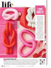 Better Homes & Gardens January/February 2022 Magazine Article: LOVE KNOTS