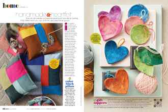 Better Homes & Gardens January/February 2022 Magazine Article: Handmade & heartfelt