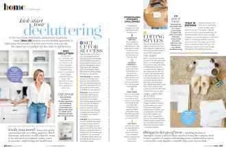 Better Homes & Gardens January/February 2022 Magazine Article: Kick-start your decluttering
