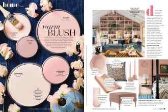 Better Homes & Gardens March 2022 Magazine Article: Warm BLUSH