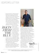 Better Homes & Gardens April 2022 Magazine Article: BOLTS FROM THE BLUE