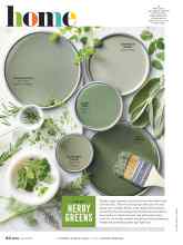 Better Homes & Gardens April 2022 Magazine Article: HERBY GREENS