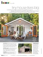 Better Homes & Gardens April 2022 Magazine Article: Tiny house lives big
