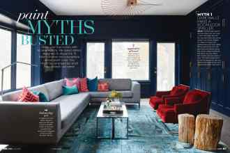 Better Homes & Gardens April 2022 Magazine Article: Paint MYTHS BUSTED