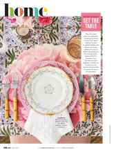Better Homes & Gardens May 2022 Magazine Article: SET THE TABLE
