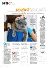 Better Homes & Gardens July/August 2022 Magazine Article: protect your pets
