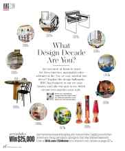 Better Homes & Gardens September 2022 Magazine Article: What Design Decade Are You?