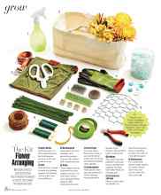 Better Homes & Gardens October 2022 Magazine Article: Flower Arranging