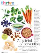 Better Homes & Gardens October 2022 Magazine Article: A plateful of prevention