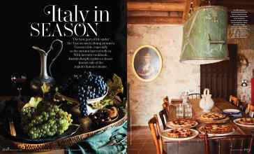 Better Homes & Gardens October 2022 Magazine Article: Italy in SEASON